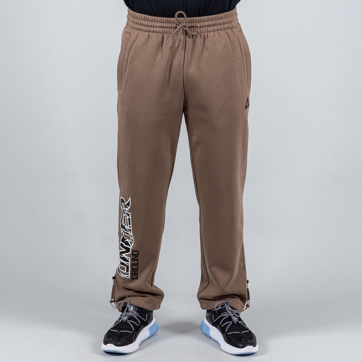 Tepláky Peak Basketbal Underground Knitted Fleece Pants Brown