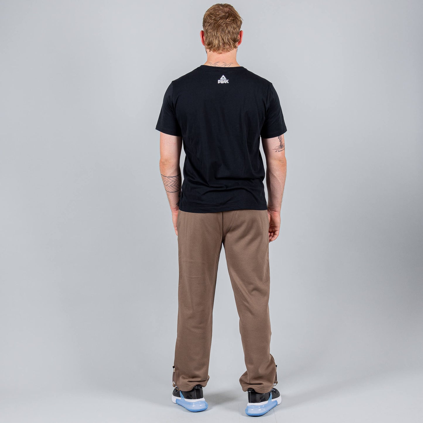 Tepláky Peak Basketbal Underground Knitted Fleece Pants Brown