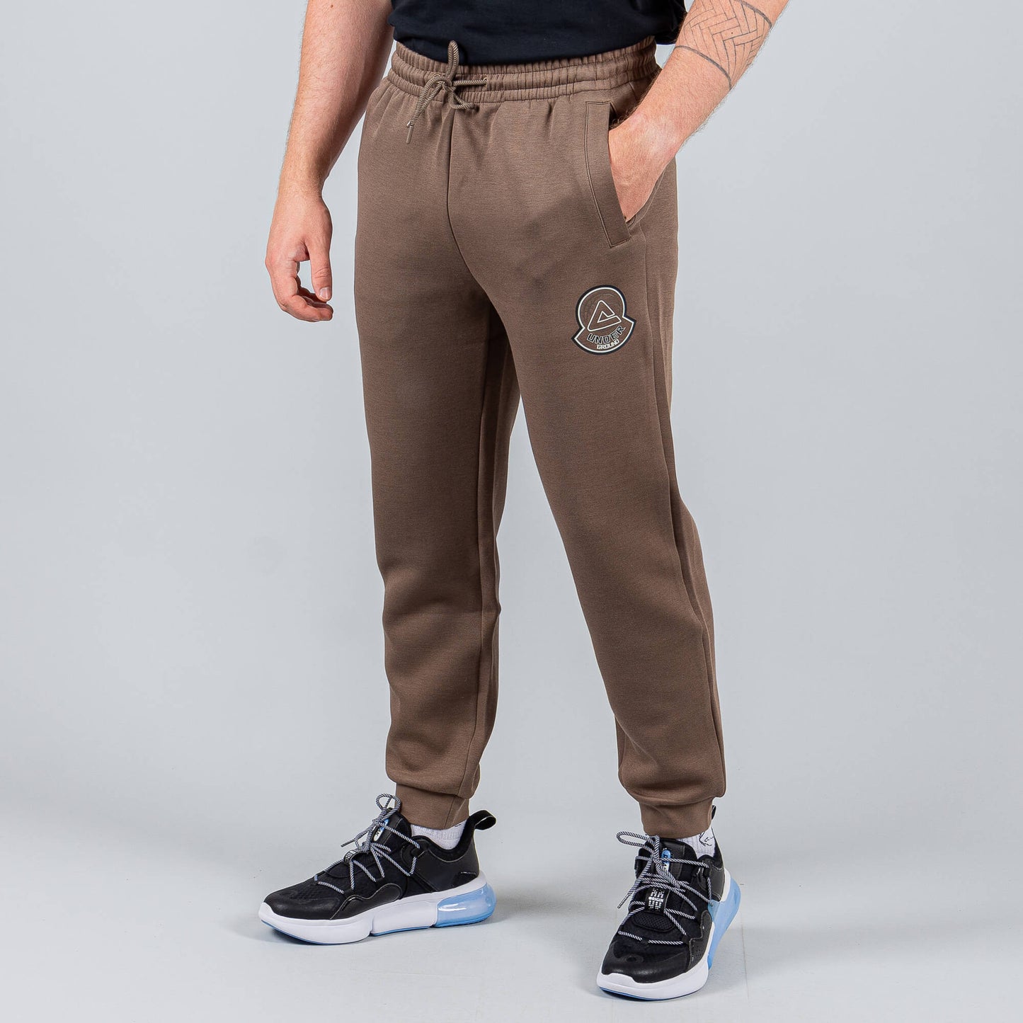 Tepláky Peak Basketbal Underground Knitted Pants Brown