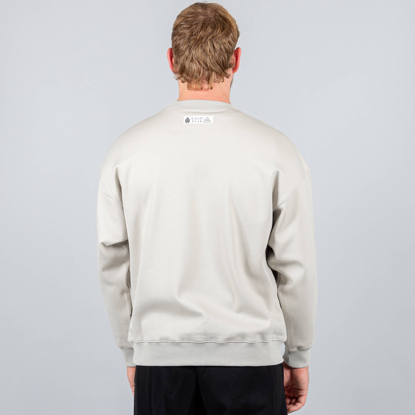 Mikina Peak Wiggins Basketball Lifestyle Round Neck Fleece Sweater Grey Green