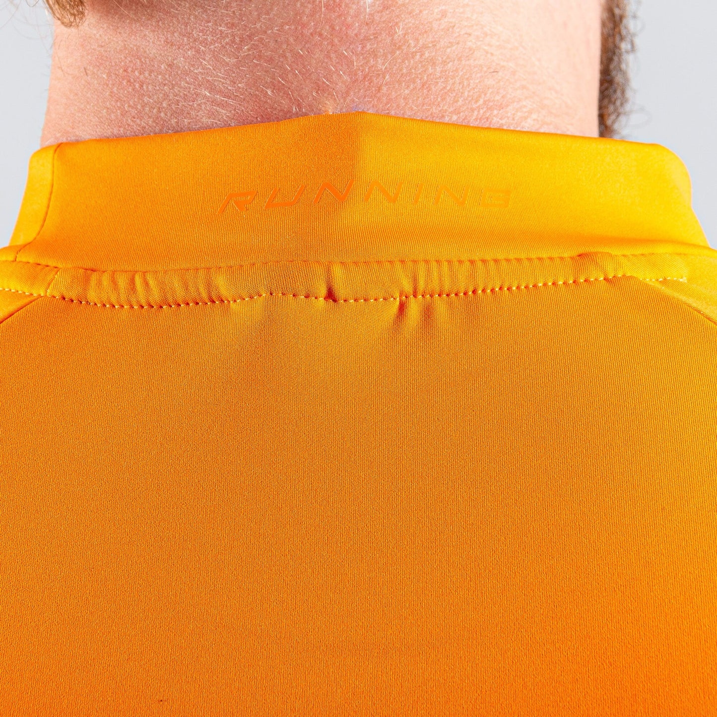 Bežecké tričko Peak High Collar Long Tshirt Orange