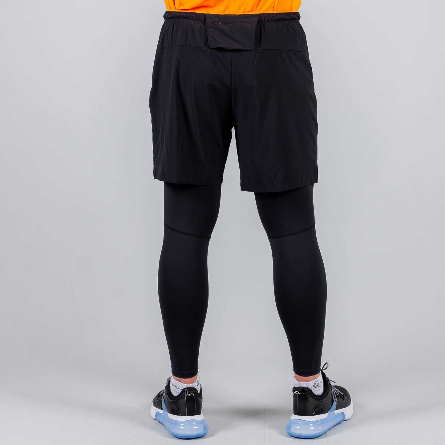 Bežecké tepláky 2in1 Peak Heat Control Technology Elastic Pants Black