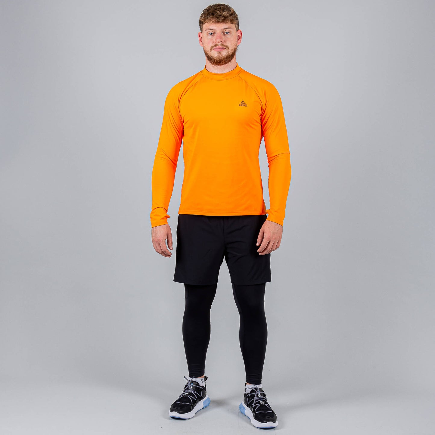 Bežecké tepláky 2in1 Peak Heat Control Technology Elastic Pants Black