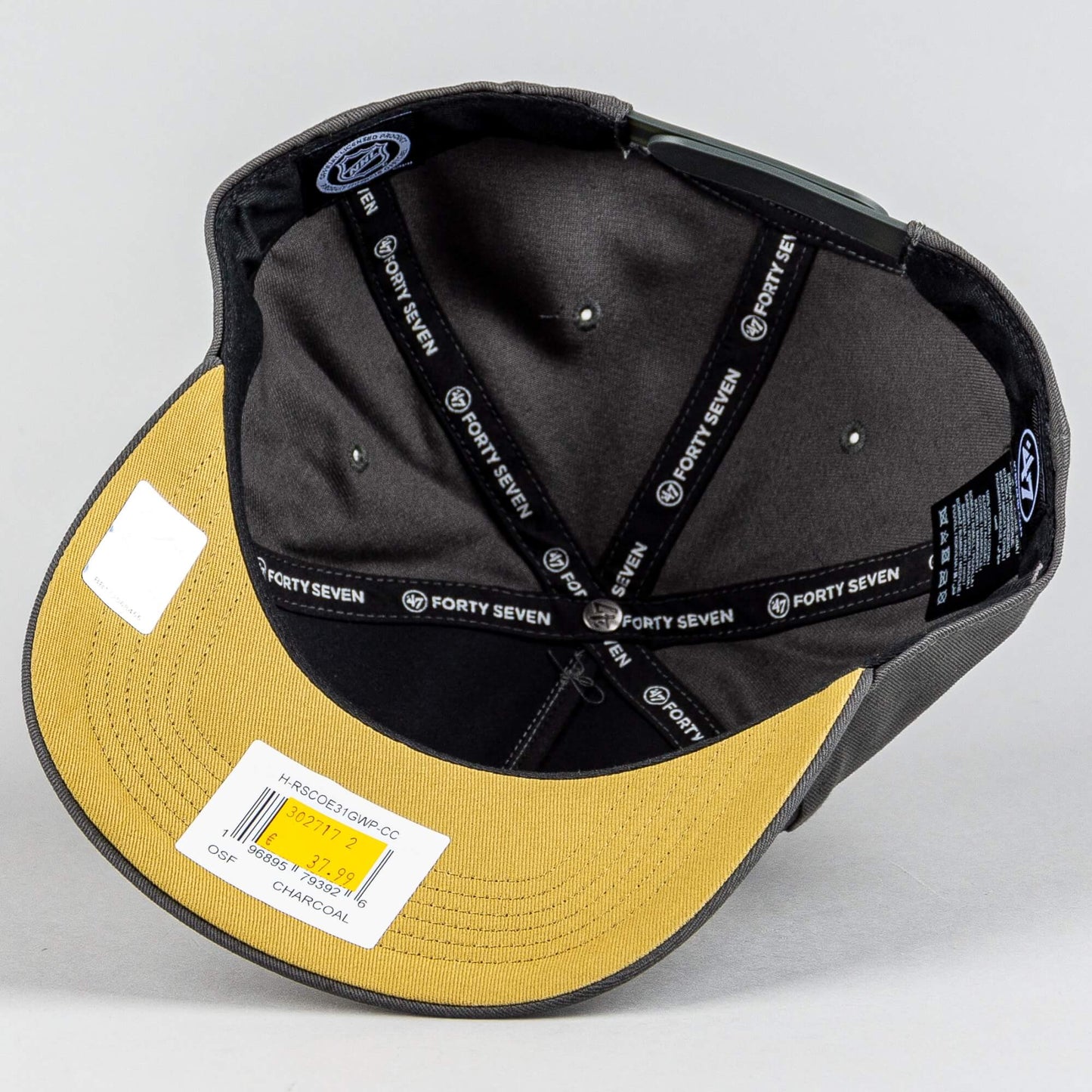 Šiltovka 47 Brand NHL Vegas Golden Knights Roscoe '47 HITCH Charcoal