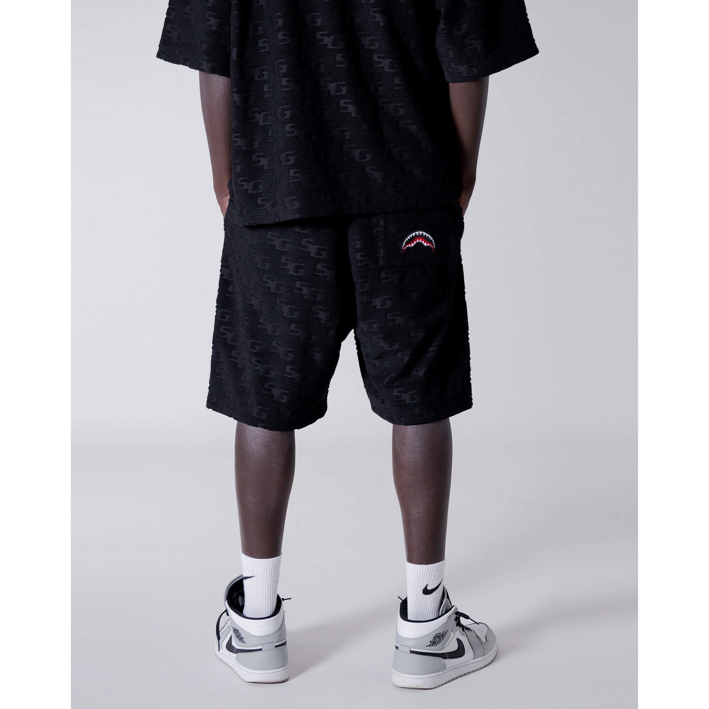 Šortky Sprayground Jacquard Shorts Black