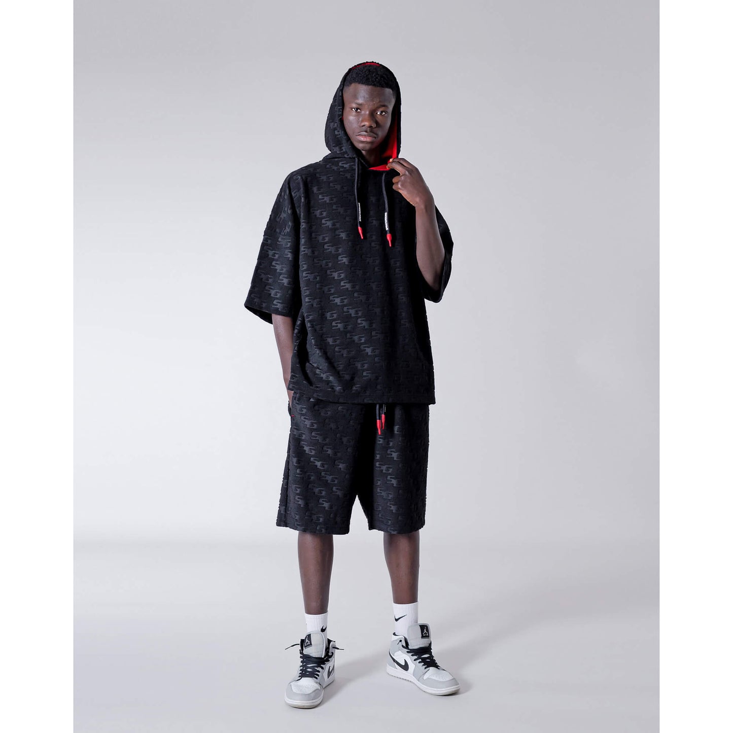 Šortky Sprayground Jacquard Shorts Black