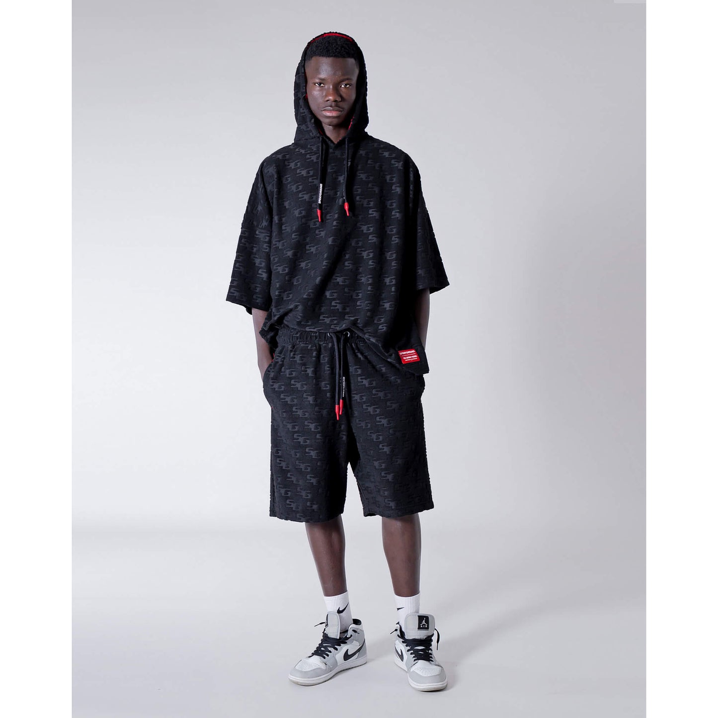 Šortky Sprayground Jacquard Shorts Black