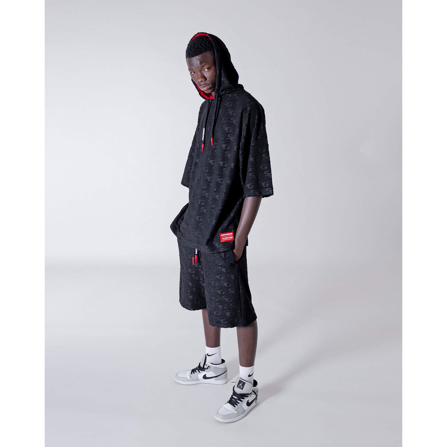 Šortky Sprayground Jacquard Shorts Black