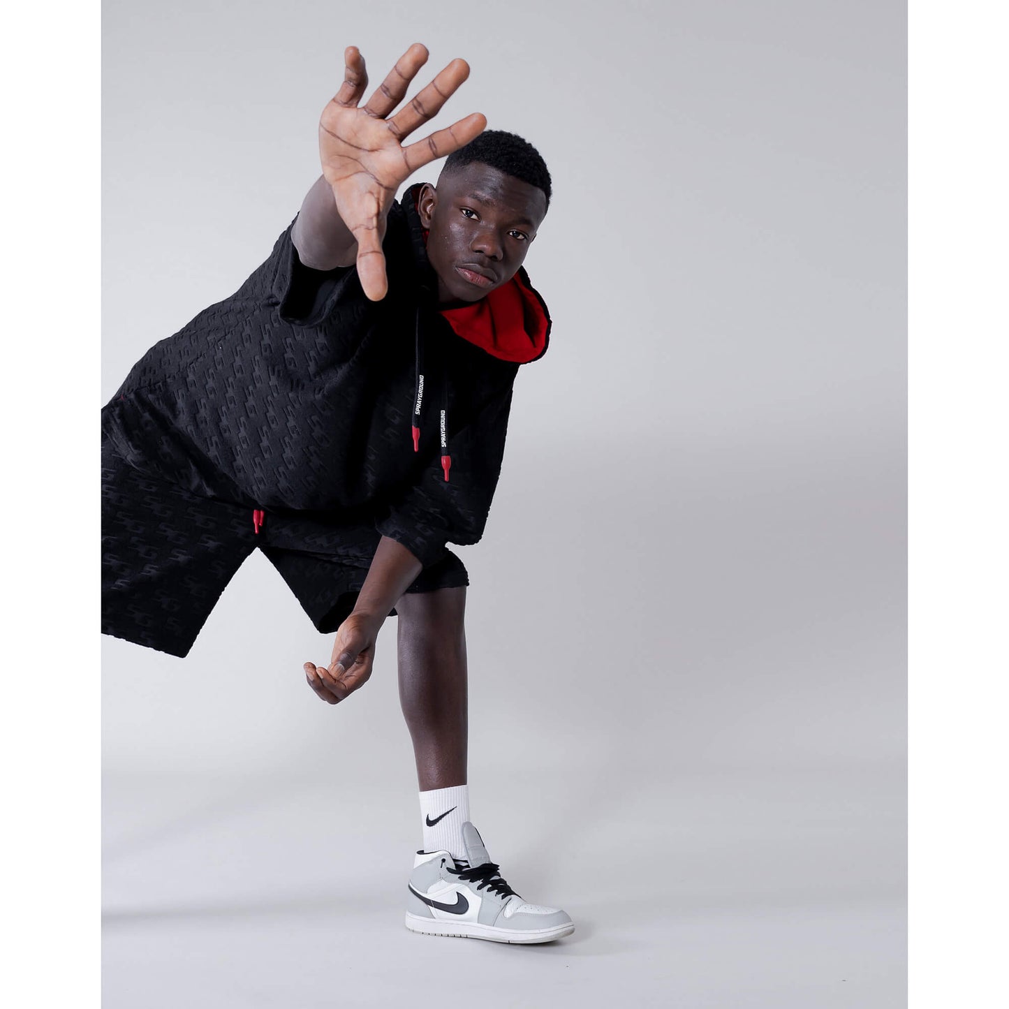 Šortky Sprayground Jacquard Shorts Black