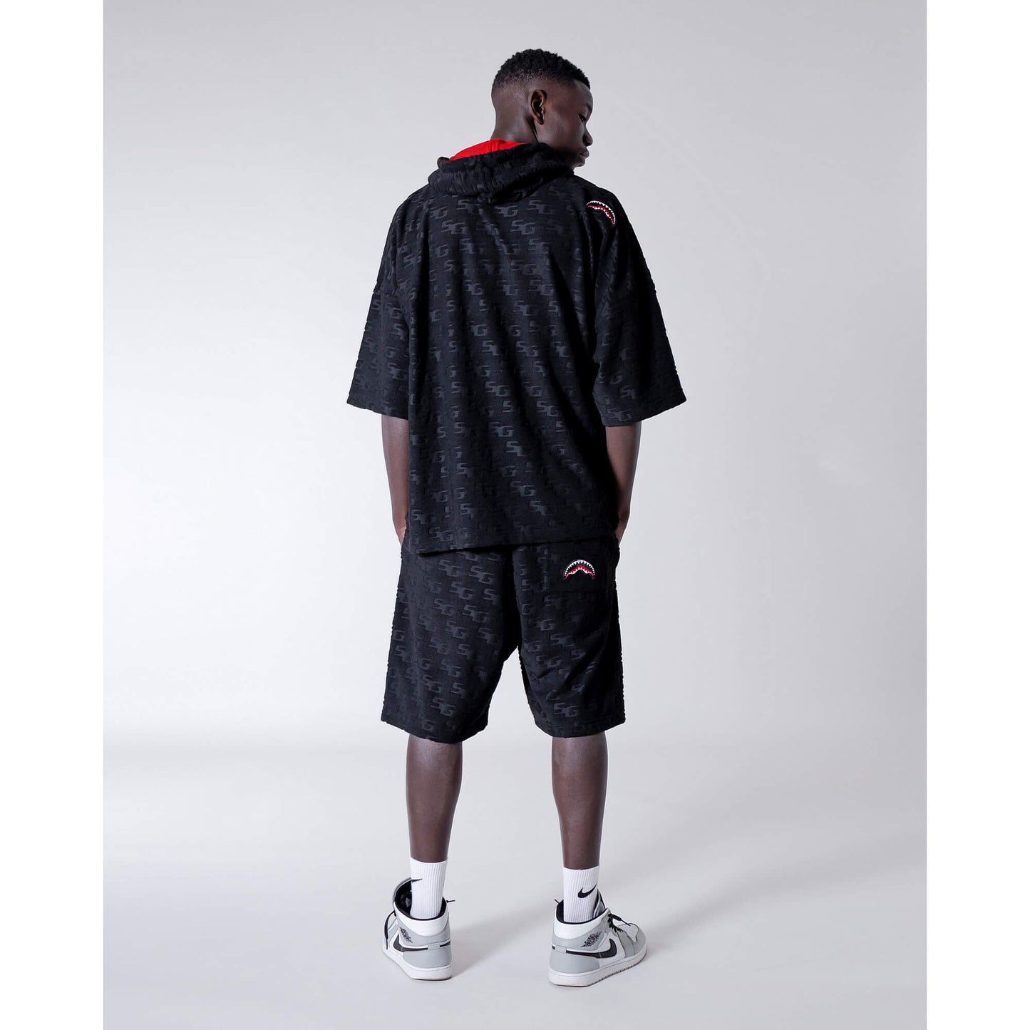 Šortky Sprayground Jacquard Shorts Black