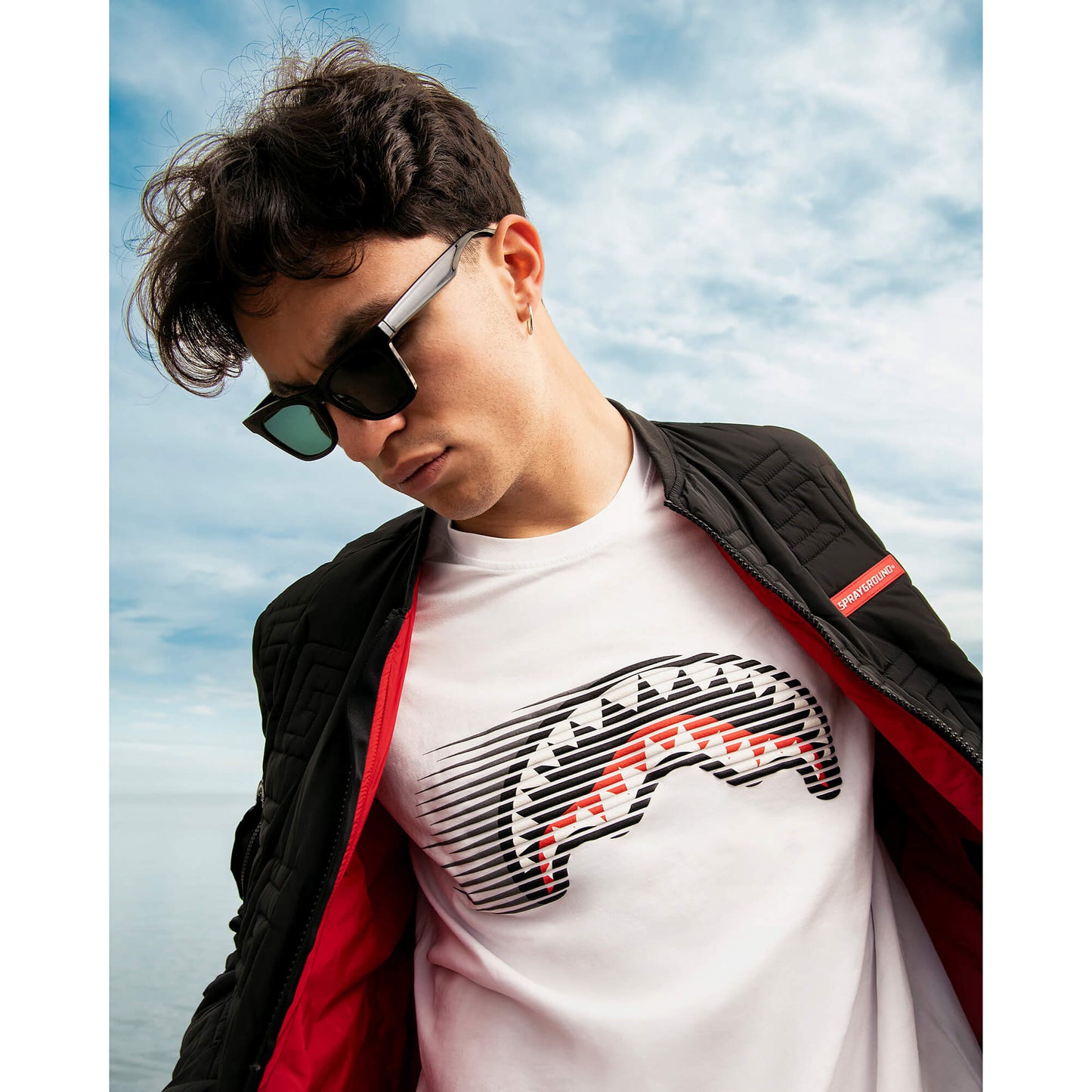 Tričko Sprayground Fastest Shark Regular T-Shirt White