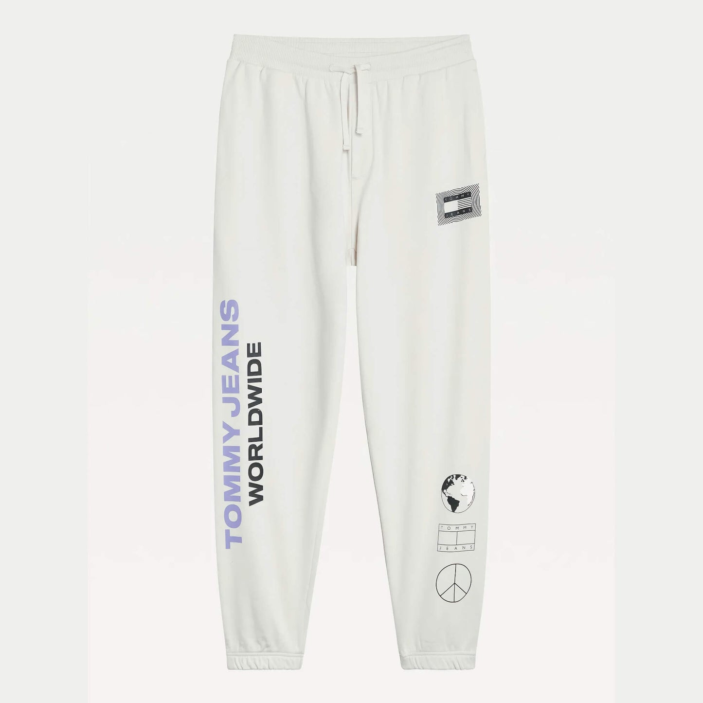 Tepláky Tommy Jeans Men's Sweatpant Global Unitees IVORY