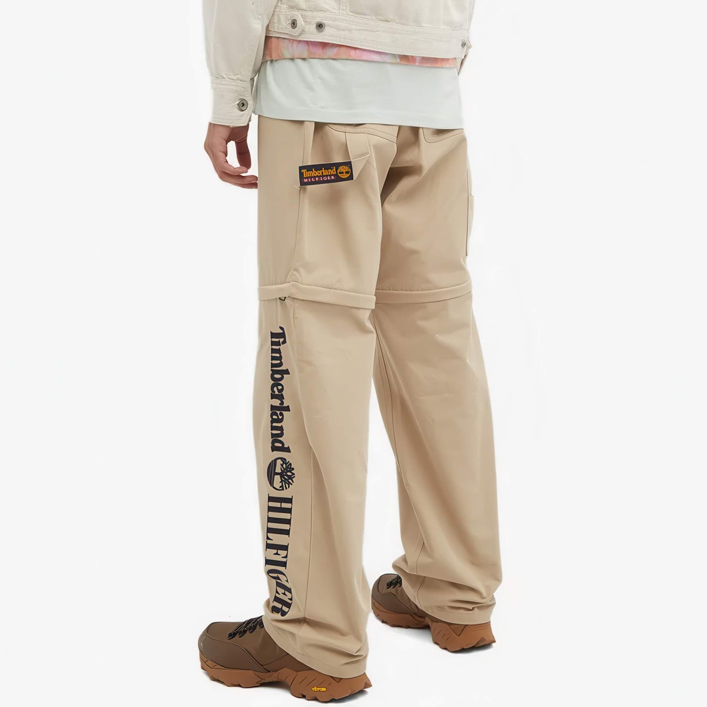 Pánske nohavice trousers Tommy Hilfiger x Timberland trousers BEIGE