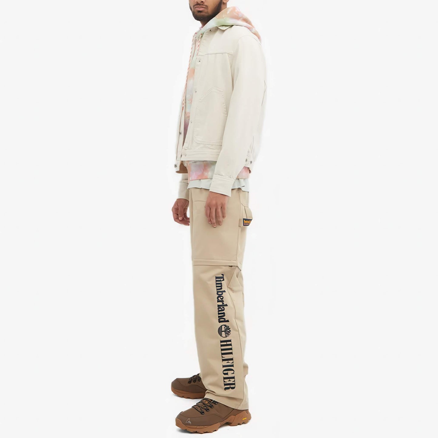 Pánske nohavice trousers Tommy Hilfiger x Timberland trousers BEIGE