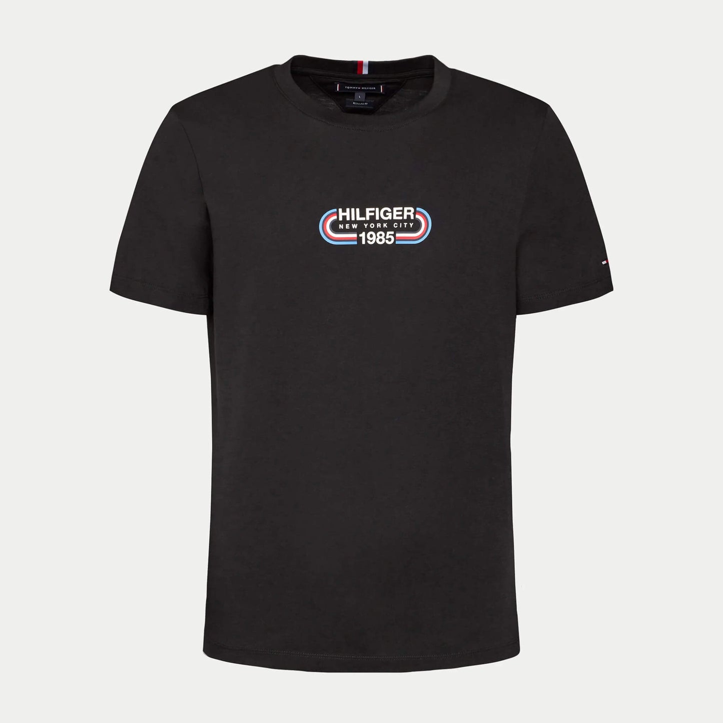 Tričko Tommy Hilfiger T-shirt Track Graphic BLACK
