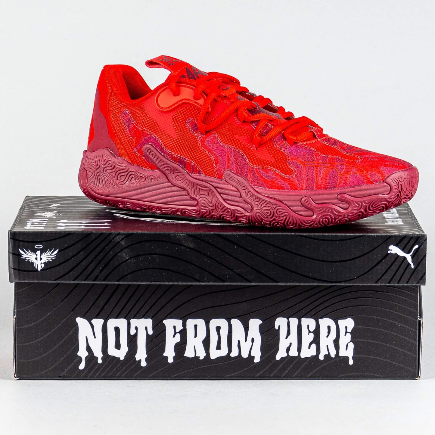 Basketbalové tenisky Puma LaMello Ball MB.03 Team Regal Red/For All Time Red