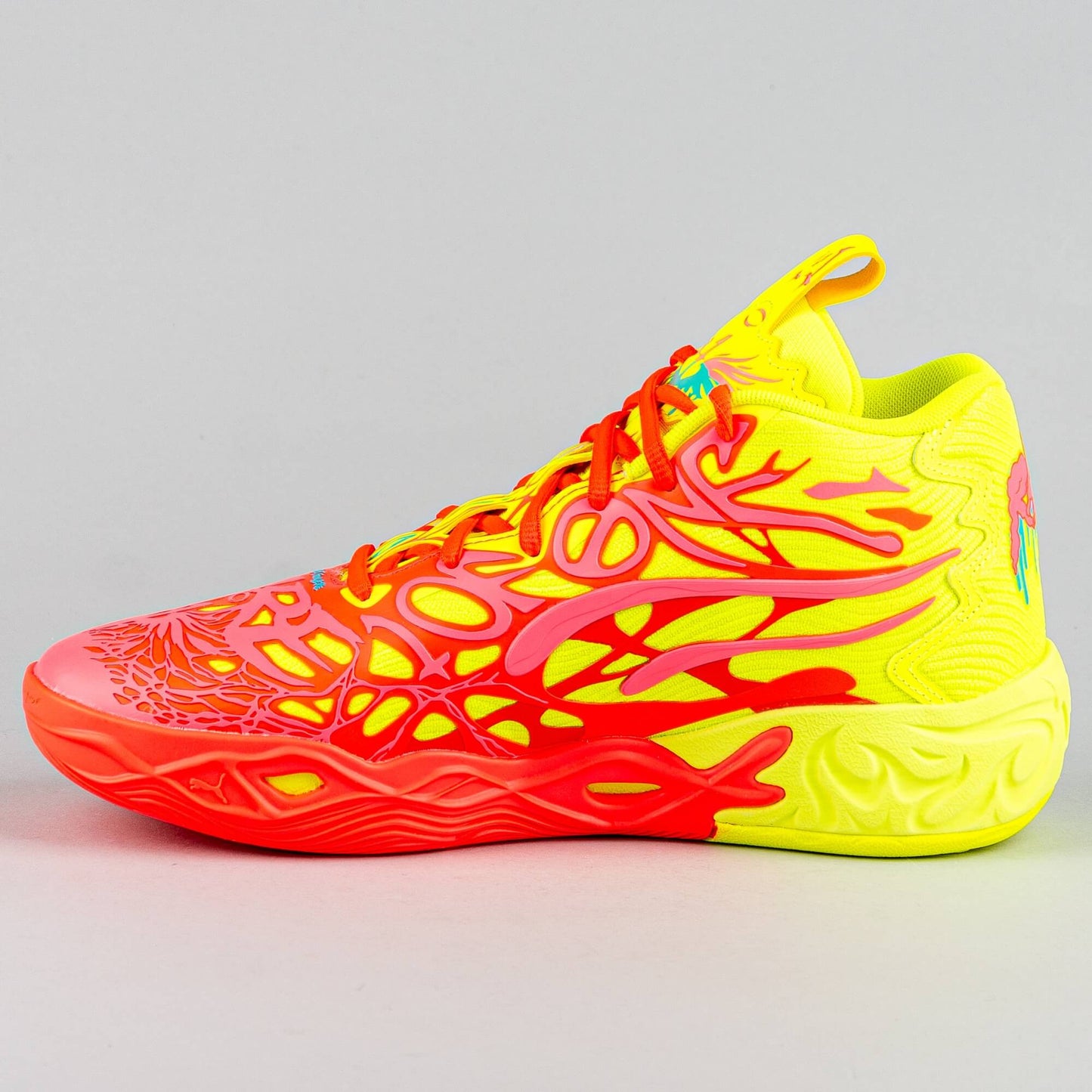 Basketbalové tenisky Puma LaMello Ball MB.04 LOVE Pink Alert/Yellow Alert