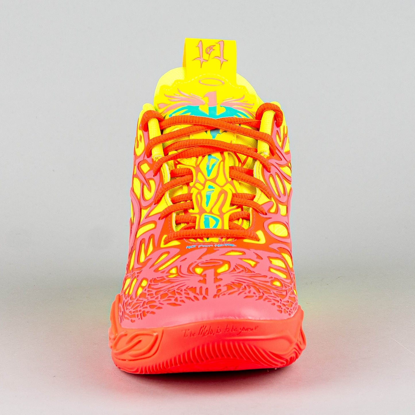 Basketbalové tenisky Puma LaMello Ball MB.04 LOVE Pink Alert/Yellow Alert