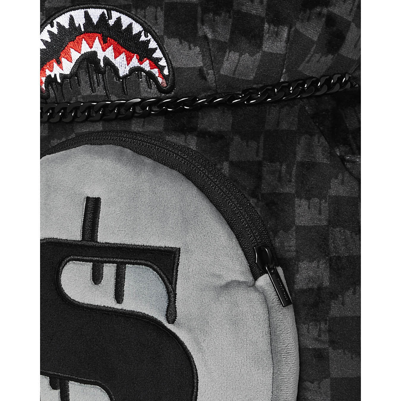 Batoh Sprayground Dripping Sharks In Paris Thunderdrip Moneybear Teddy Bear Backpack Black