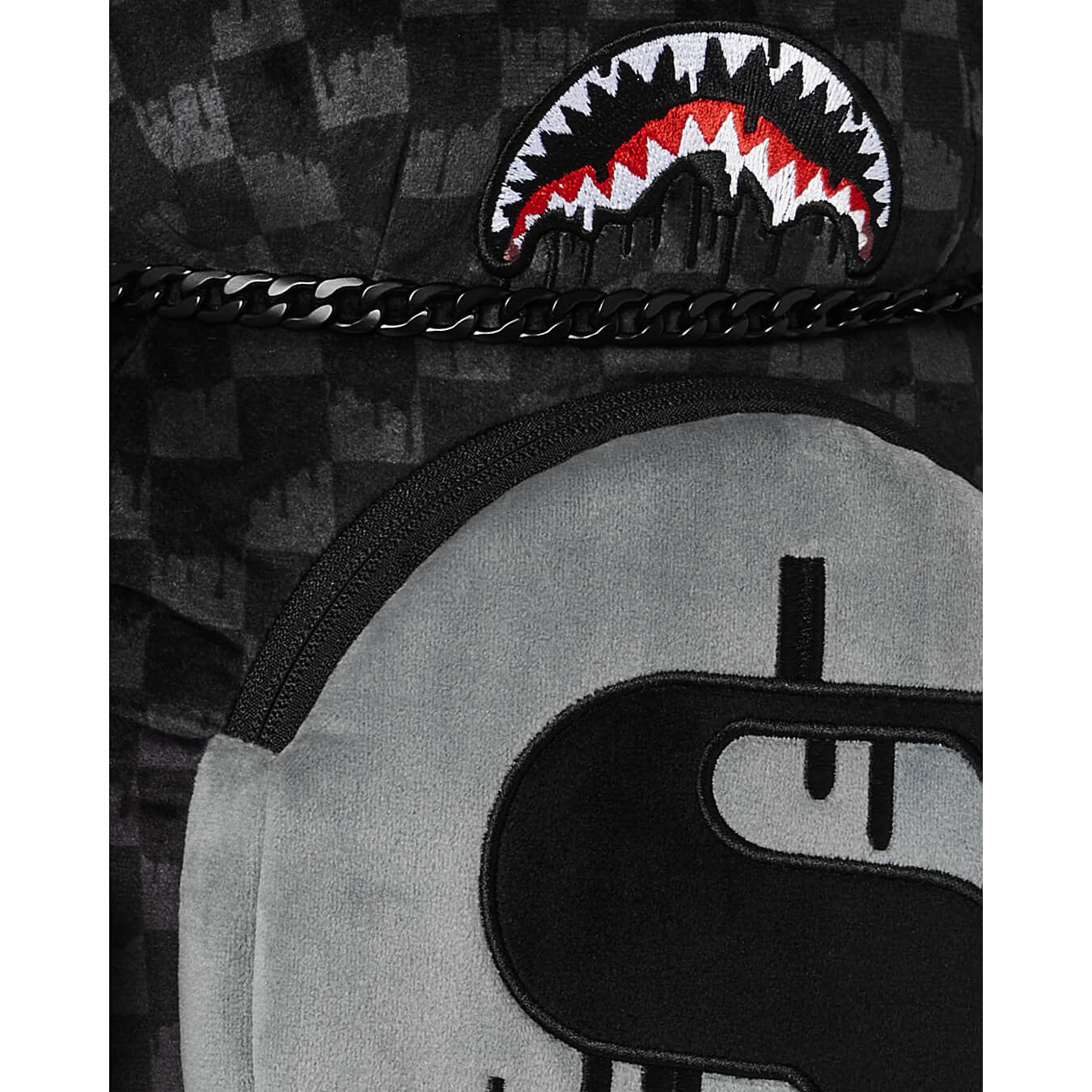 Batoh Sprayground Dripping Sharks In Paris Thunderdrip Moneybear Teddy Bear Backpack Black