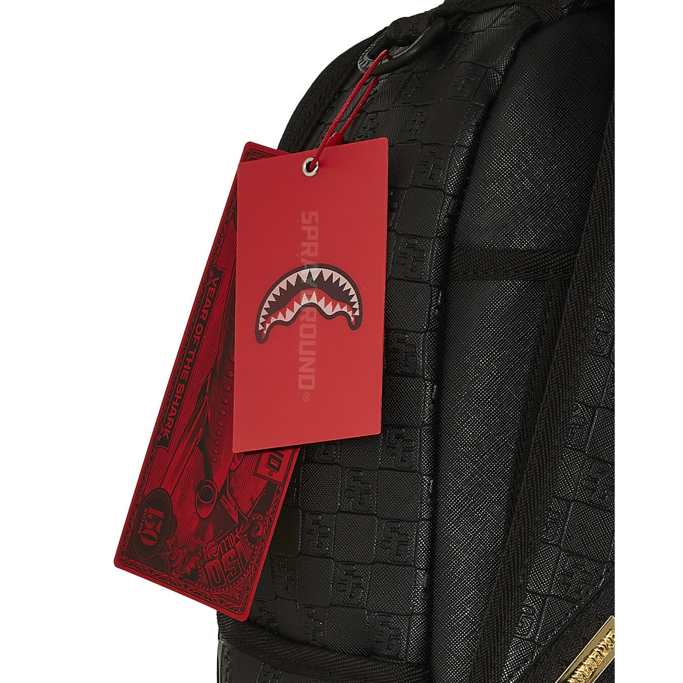 Batoh Sprayground Black Out Sharks In Paris Maison Menace Dlxsv Backpack Black