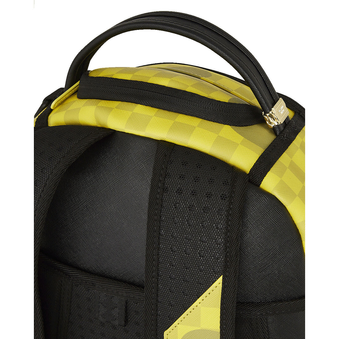 Sprayground Spongebob Square Checkerbob Check Flex DLXSV Backpack Yellow