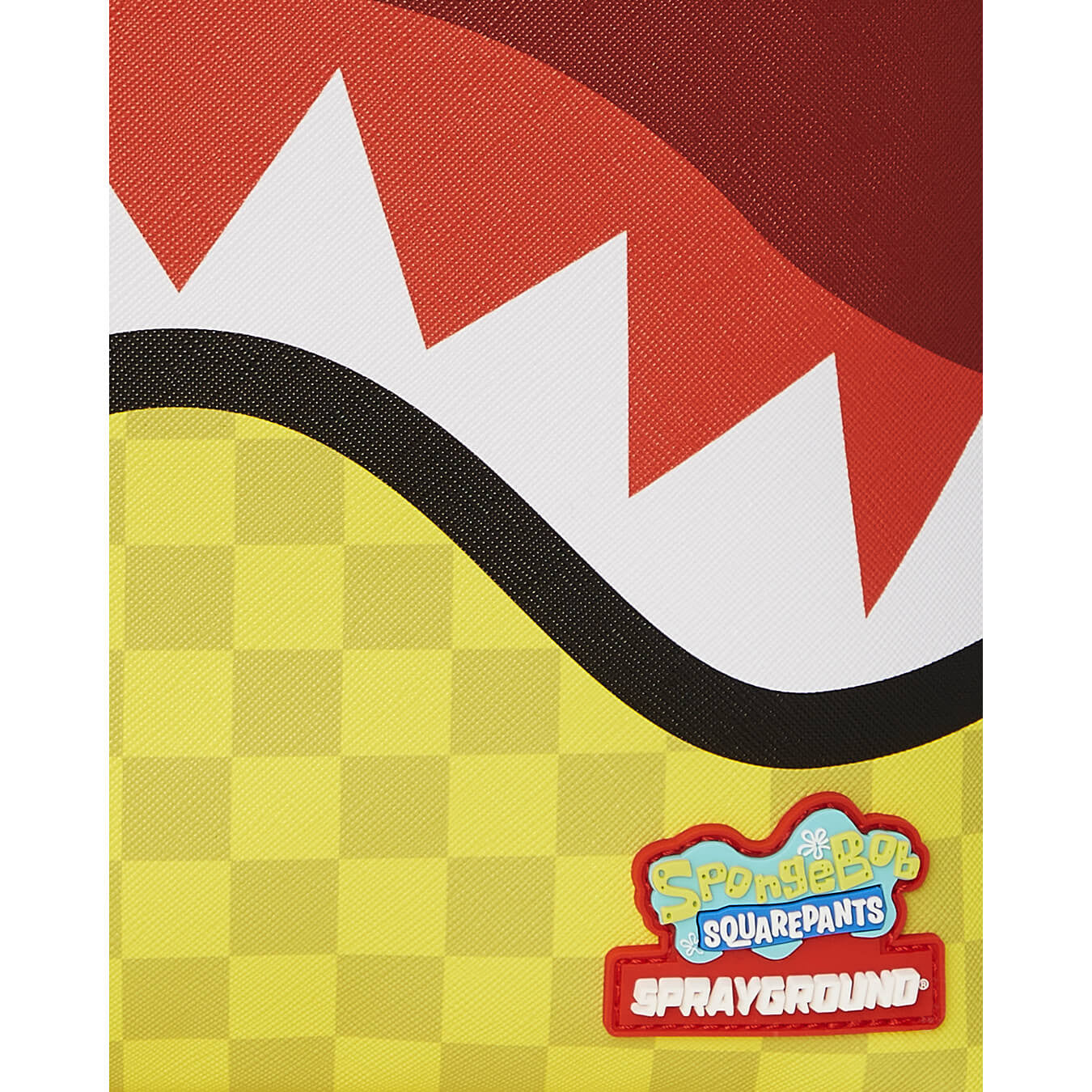 Sprayground Spongebob Square Checkerbob Check Flex DLXSV Backpack Yellow