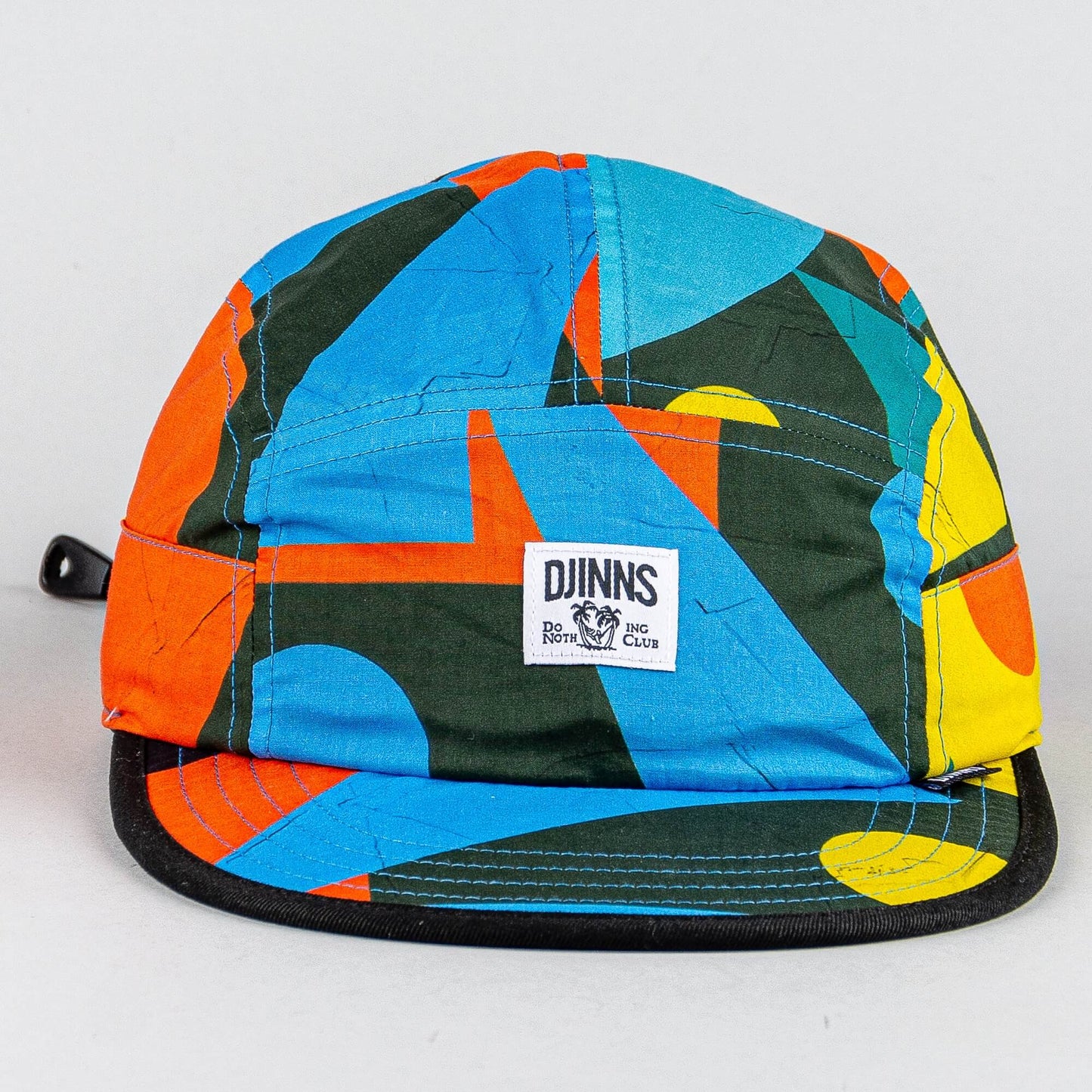 Šiltovka DJINN'S 5 Panel Soft Flat Cap Geometric Dark