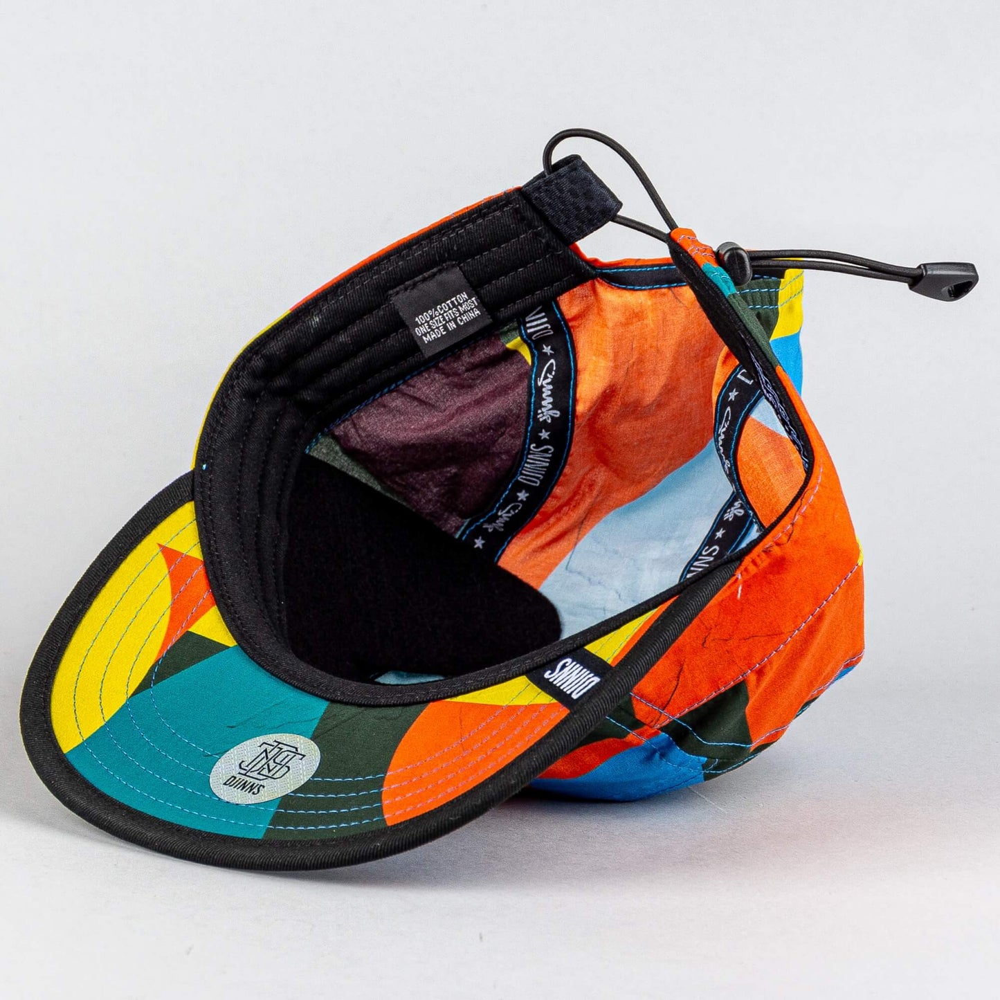 Šiltovka DJINN'S 5 Panel Soft Flat Cap Geometric Dark