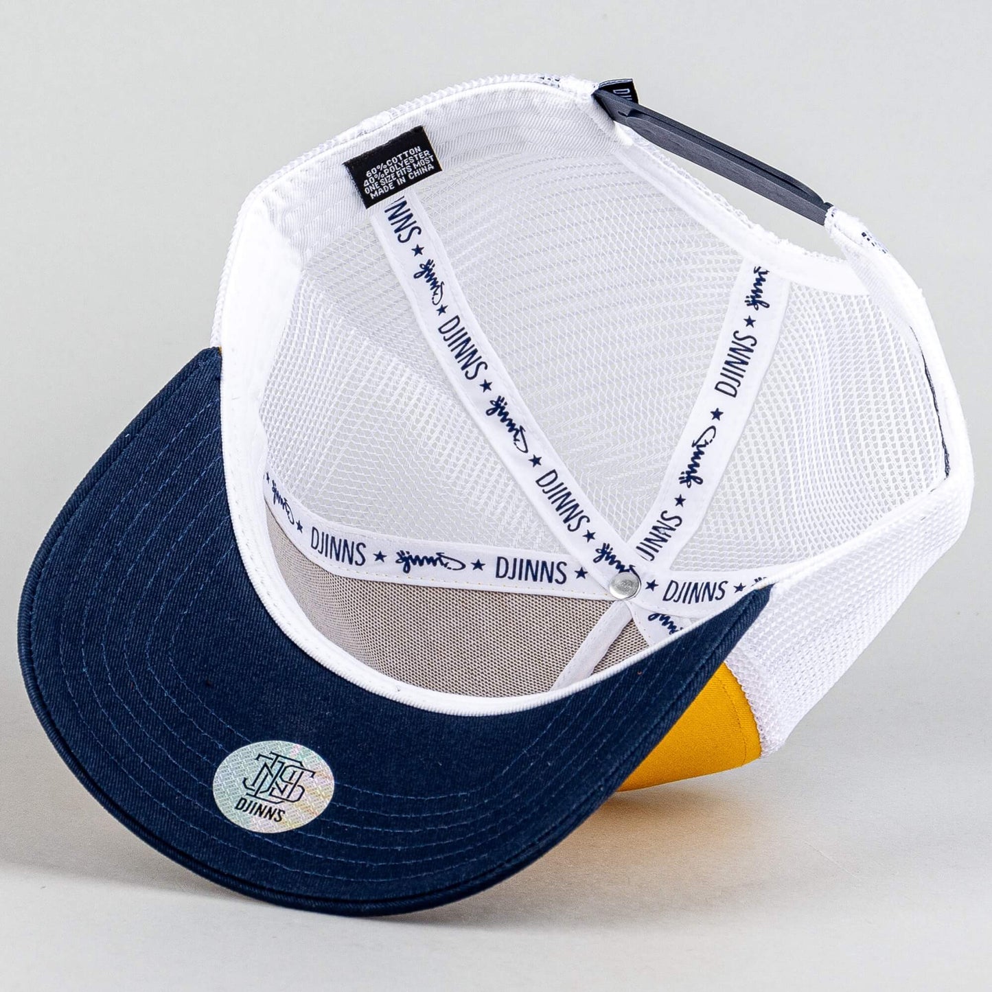 Šiltovka so sieťkou DJINN'S Trucker Cap HFT Sunday Sloth Mustard/Navy
