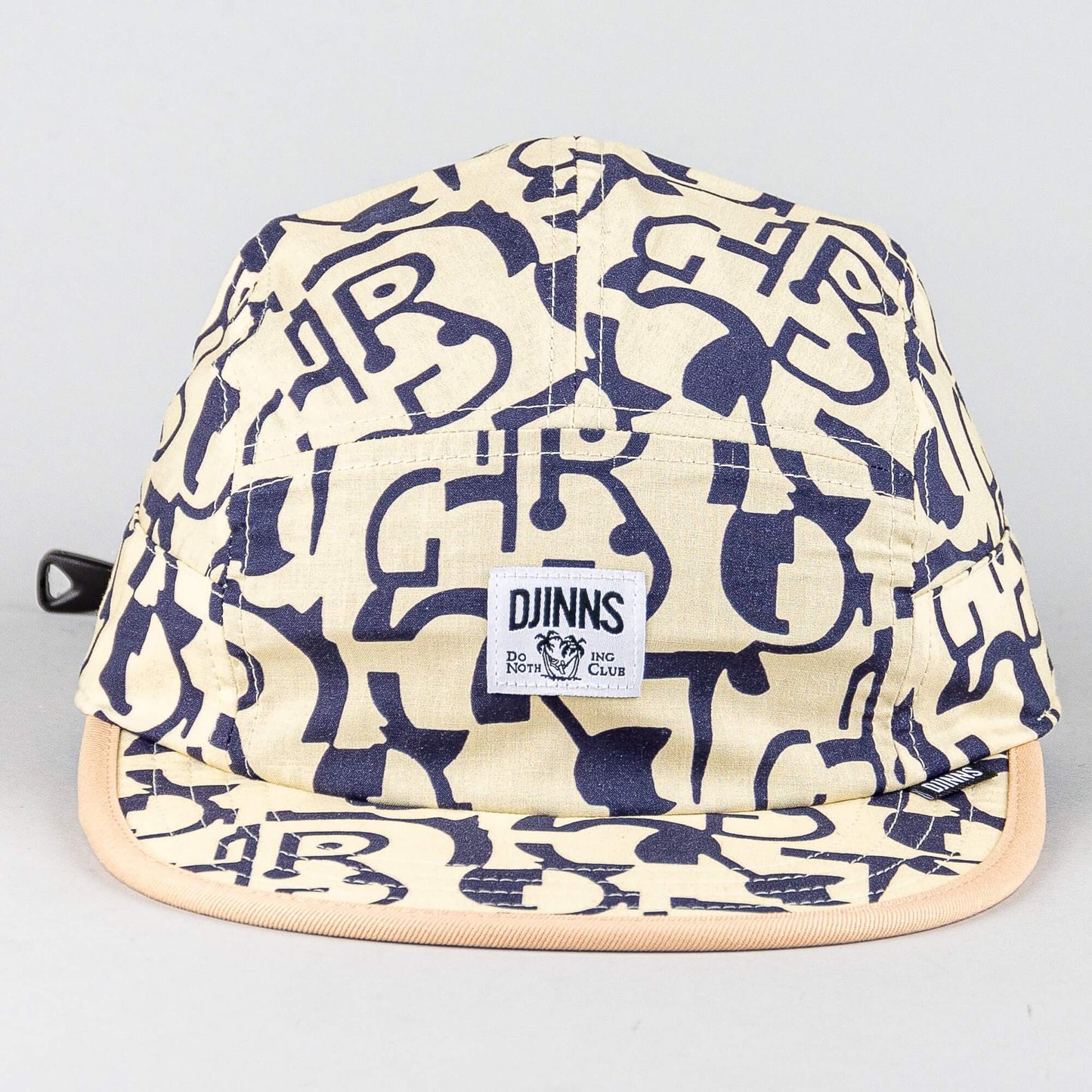 Šiltovka DJINN'S 5 Panel Soft Flat Cap Simple Aztek Beige/Black