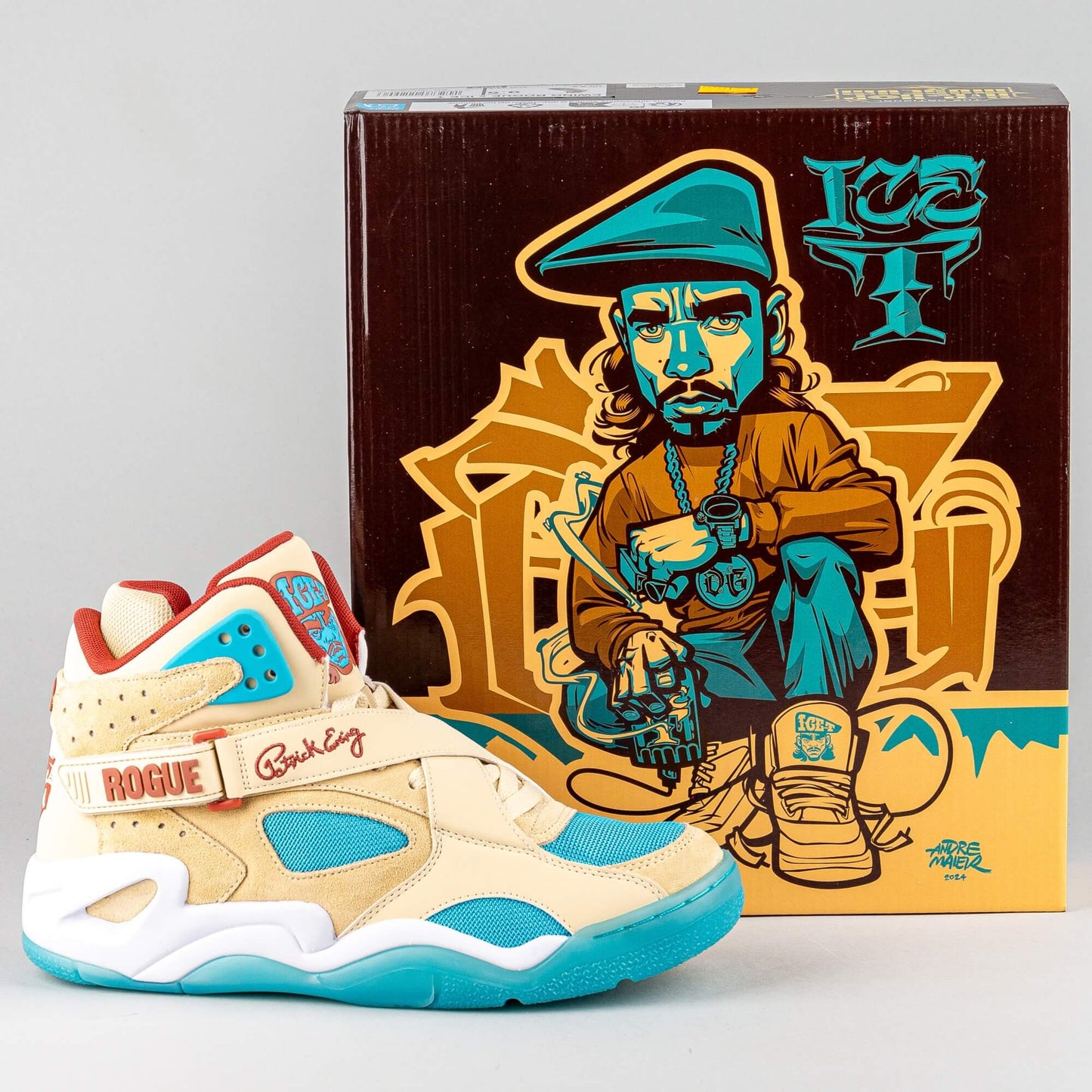 Ewing Athletics EWING ROGUE “Ice T“ wood ash/maui blue/redwood/white