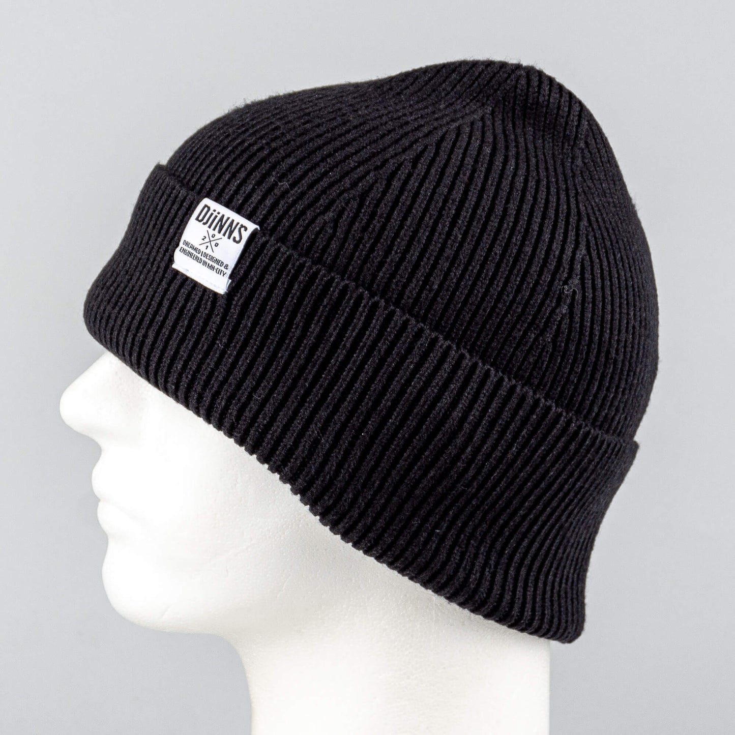 Čiapka DJINN'S Basic Beanie Wooly Knit Black