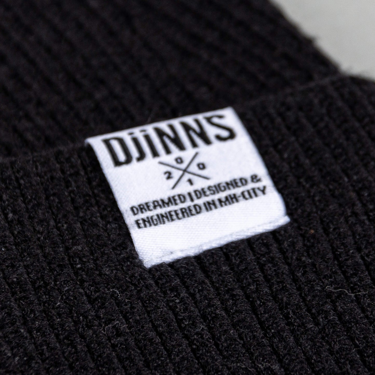 Čiapka DJINN'S Basic Beanie Wooly Knit Black
