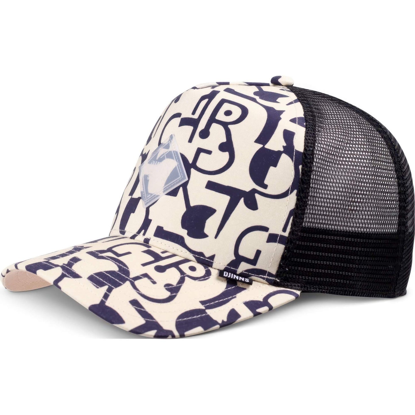 Šiltovka so sieťkou DJINN'S Trucker Cap New HFT Simple Aztek Beige/Black