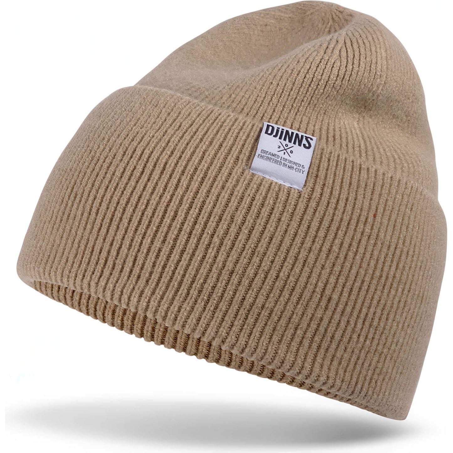 Čiapka DJINN'S Basic Beanie Wooly Knit Beige