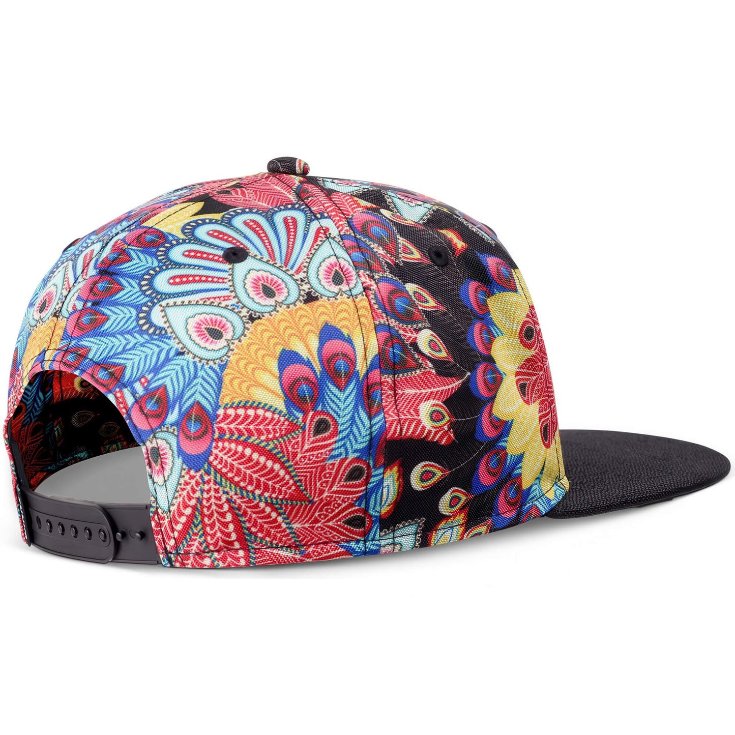 Šiltovka DJINN'S 6 Panel Snapback Cap Peacock Linen Black
