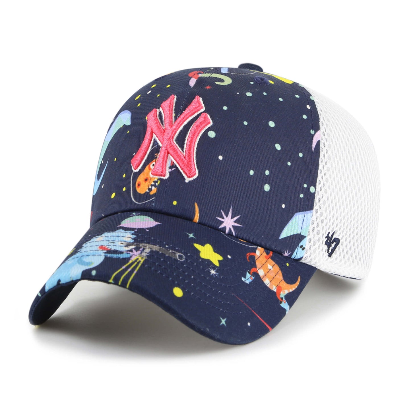 47 Brand Kids MLB New York Yankees Space Dino ’47 CLEAN UP Navy