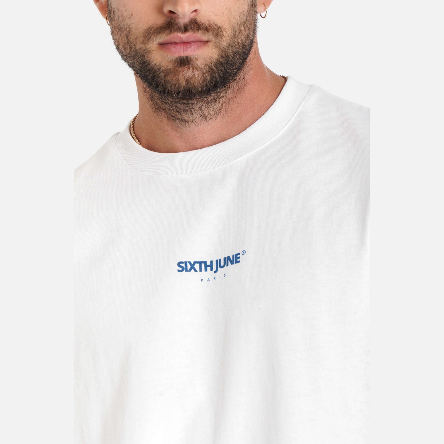 Tričko Sixth June SJ Caf Printed Ss Tshirt White