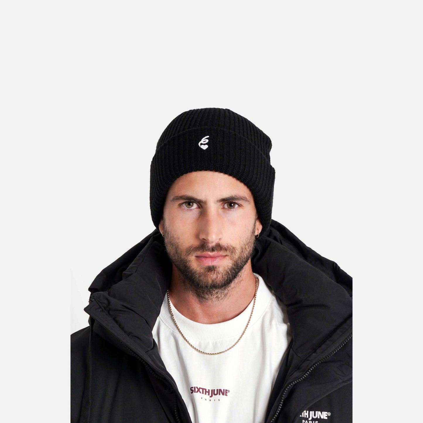 Sixth June Hd Patch Label Beanie Black