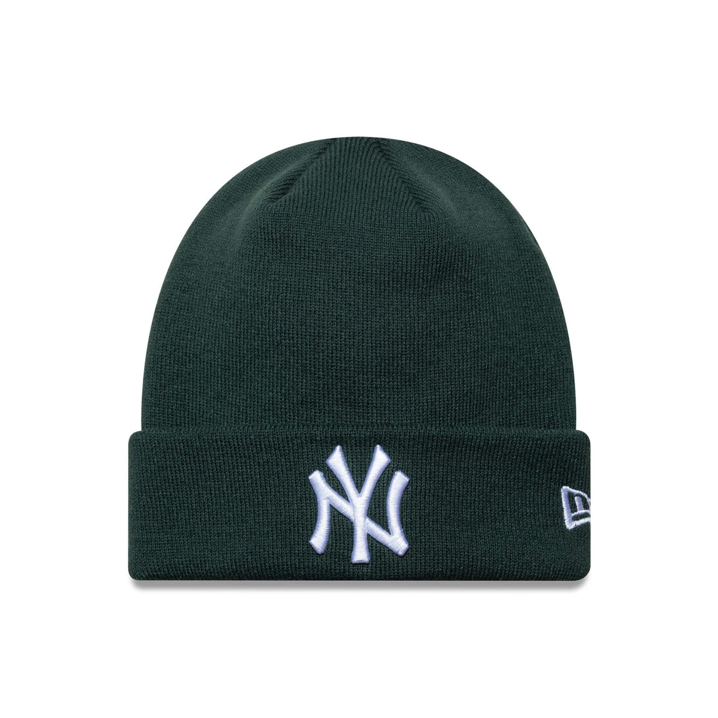Zimná čiapka New Era New York Yankees MLB League Essential Dark Green Cuff Knit Beanie Hat tmavozelená