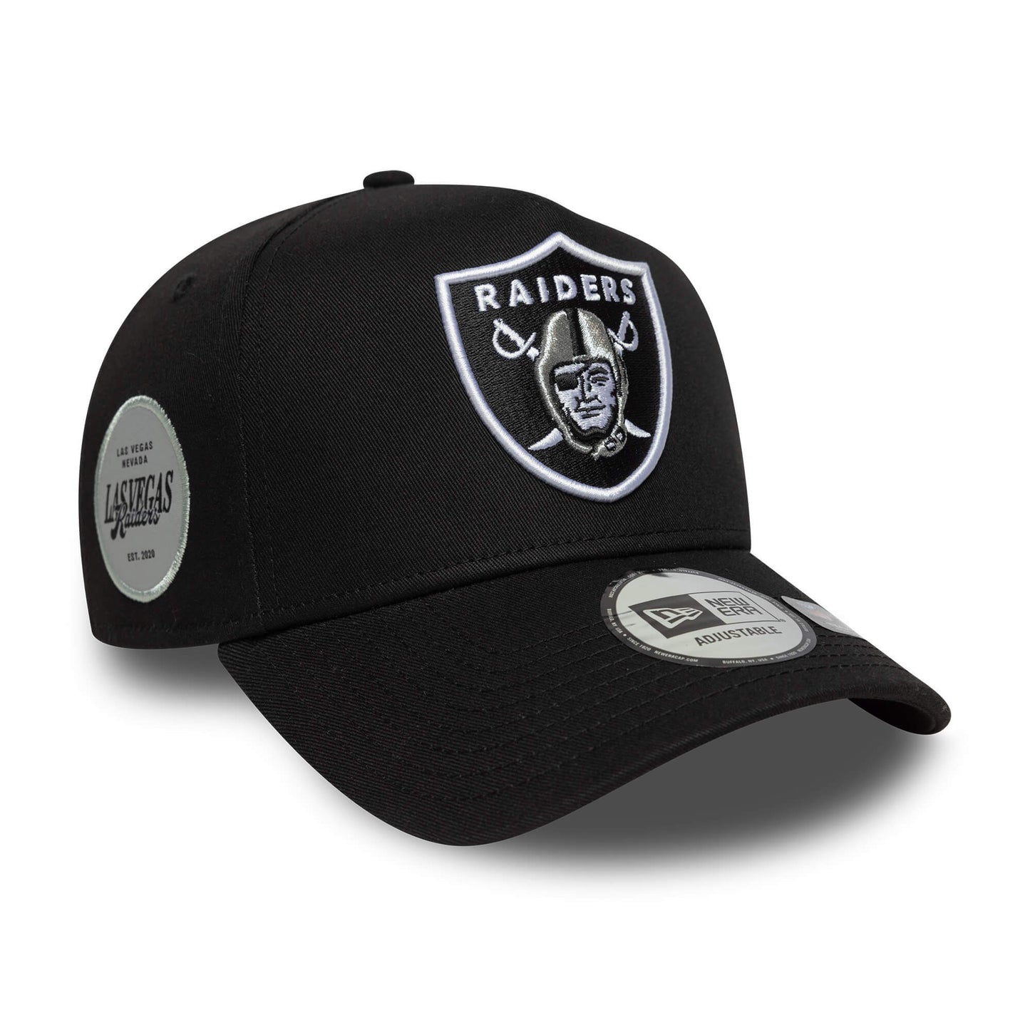 Šiltovka New Era Las Vegas Raiders NFL Sidepatch Black 9FORTY E-Frame Adjustable Cap čierna