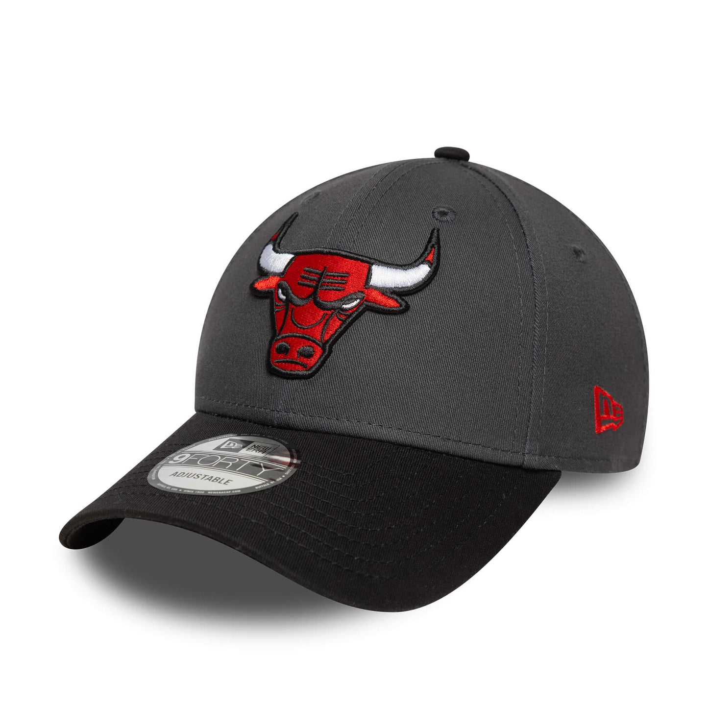 Šiltovka New Era Chicago Bulls NBA Sidepatch Charcoal 9FORTY Adjustable Cap tmavošedá