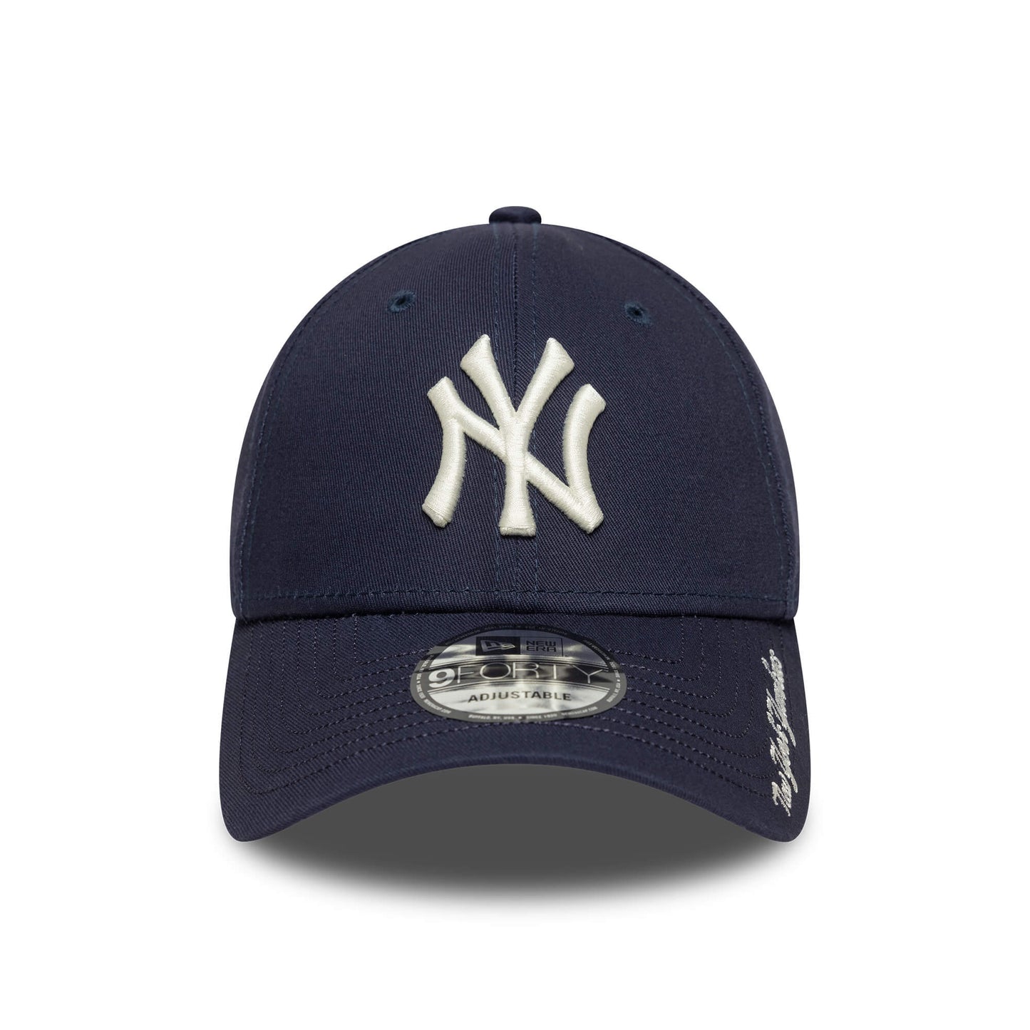 Šiltovka New Era New York Yankees MLB Visor Script Navy 9FORTY Adjustable Cap tmavomodrá