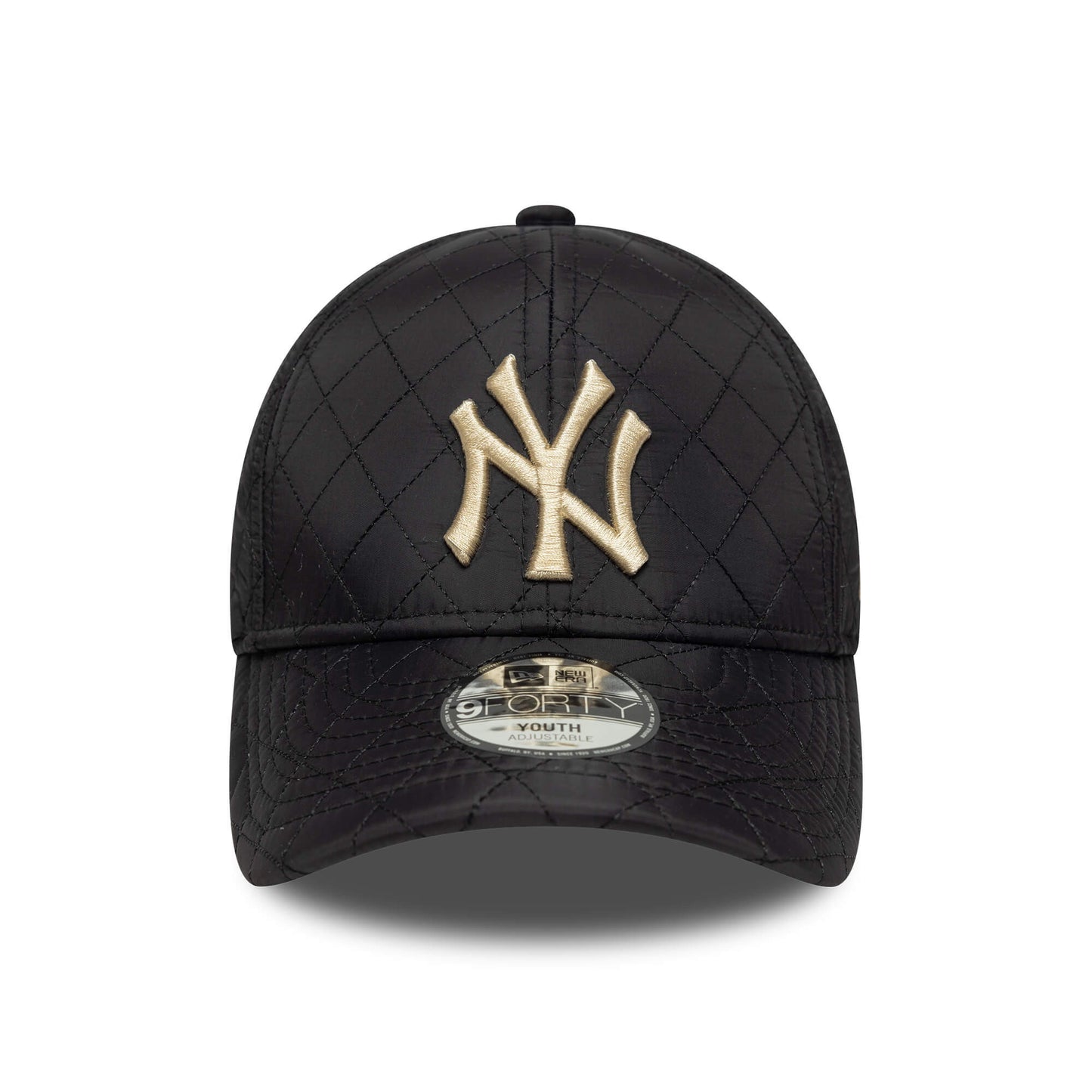 Detská šiltovka New Era New York Yankees Youth MLB Quilted Black 9FORTY Adjustable Cap čierna