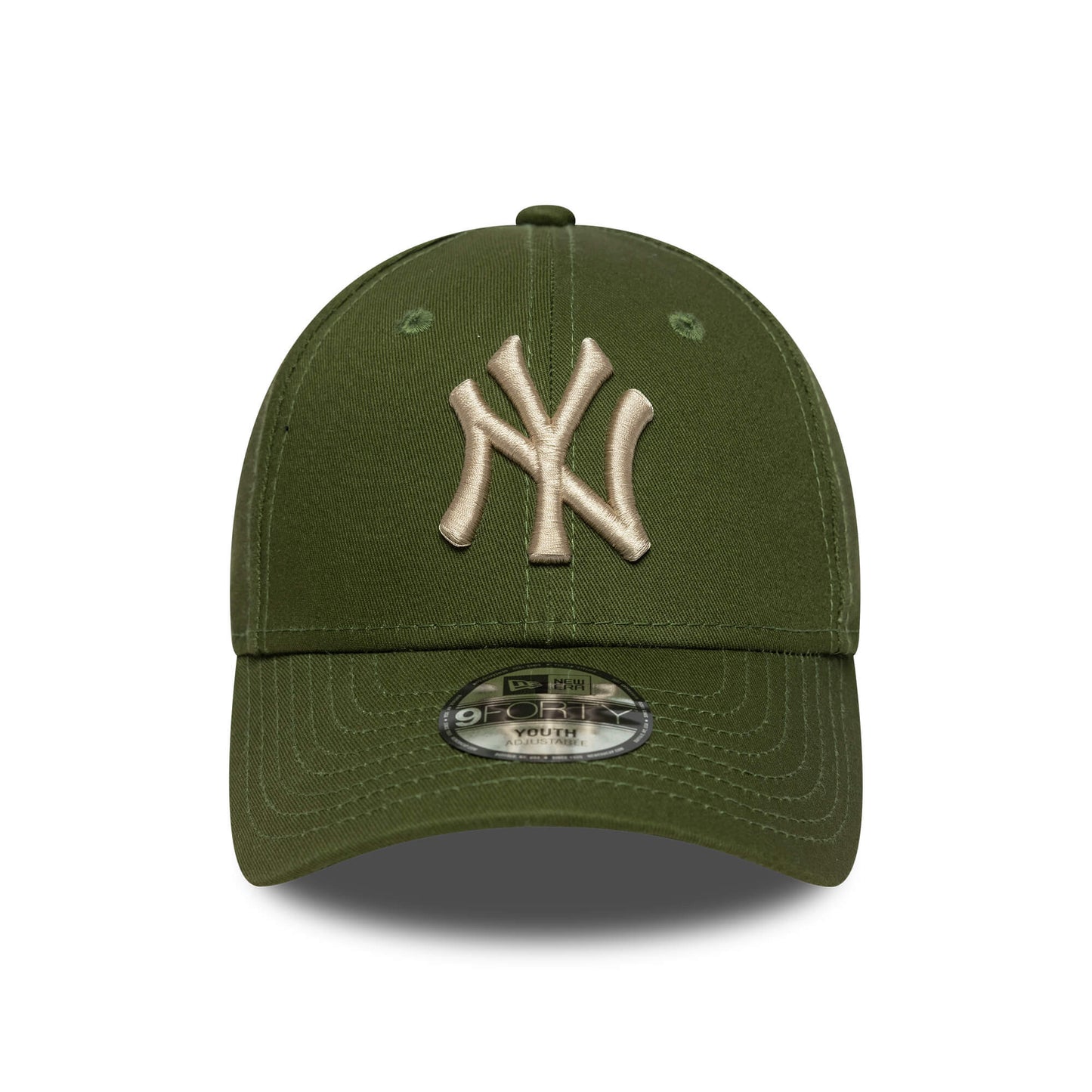 Detská šiltovka New Era New York Yankees Youth MLB League Essential Dark Green 9FORTY Adjustable Cap olivová