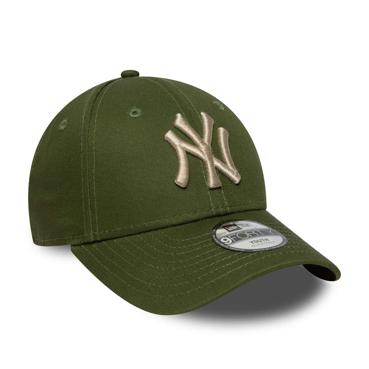 Detská šiltovka New Era New York Yankees Youth MLB League Essential Dark Green 9FORTY Adjustable Cap olivová