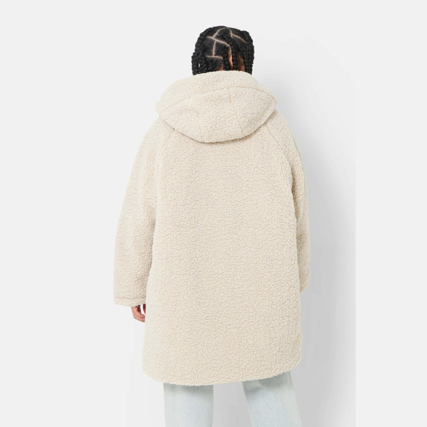 Sixth June Reversible Coat W/ Borg Linin Off White