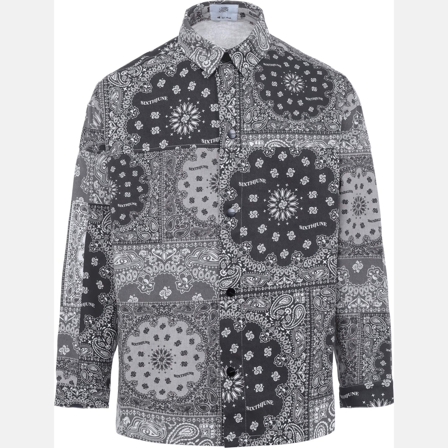 Sixth June Bandana Patchwork Jacket Black/White