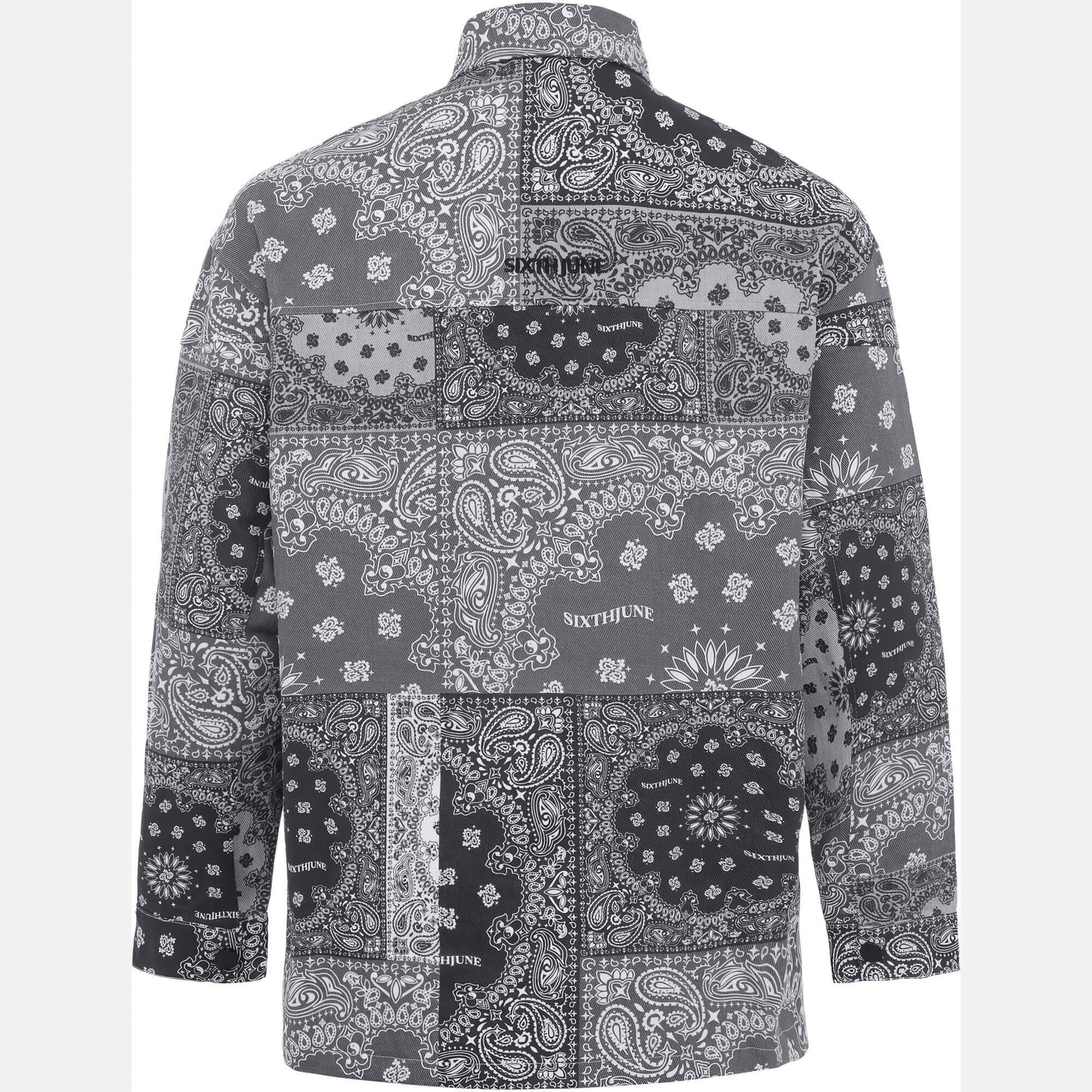 Sixth June Bandana Patchwork Jacket Black/White